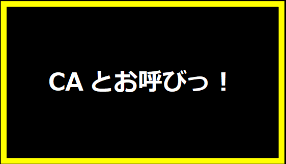 CAとお呼びっ！